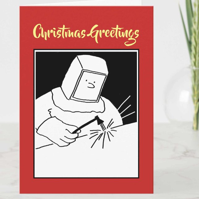 Blacksmith or Welder Christmas Card (Creator Uploaded)