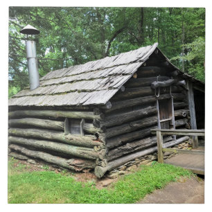 Blacksmith Shop at Mabry Mill, Virginia Ceramic Tile