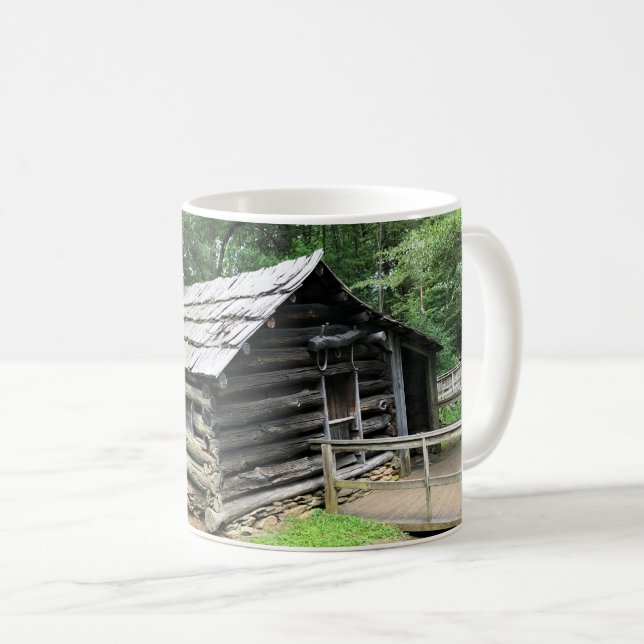 Blacksmith Shop at Mabry Mill, Virginia Coffee Mug (Front Right)