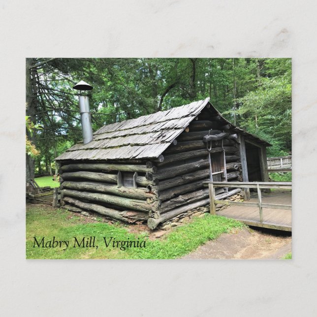 Blacksmith Shop at Mabry Mill, Virginia Postcard (Front)