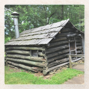 Blacksmith Shop at Mabry Mill, Virginia Poster Mag Glass Coaster
