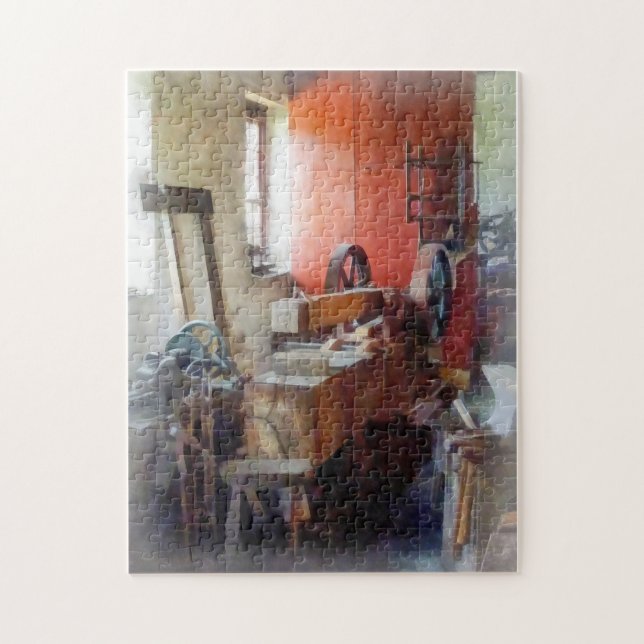 Blacksmith Shop Near Window Jigsaw Puzzle (Vertical)
