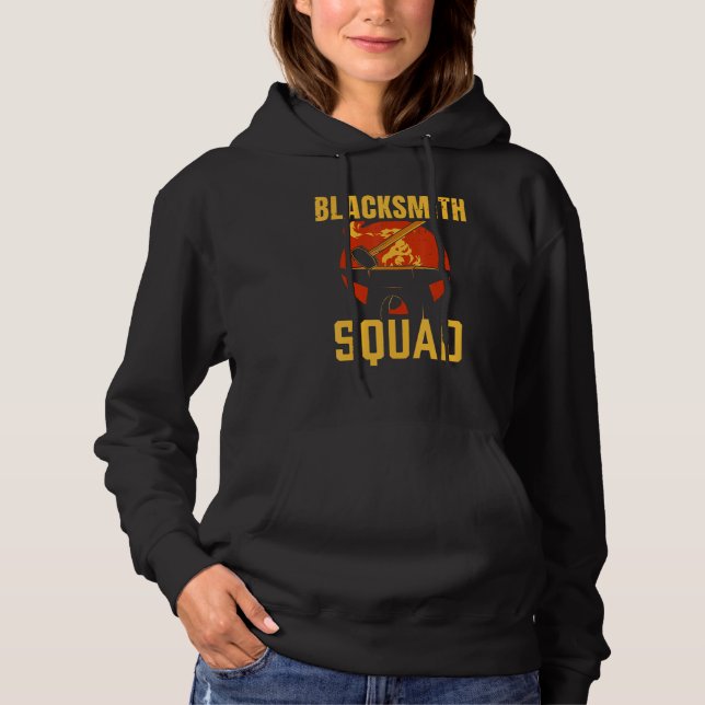Blacksmith Squad Blacksmithing Job Hoodie (Front)