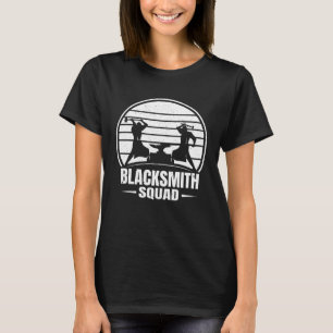 Blacksmith Squad Forge Anvil Blacksmithing T-Shirt
