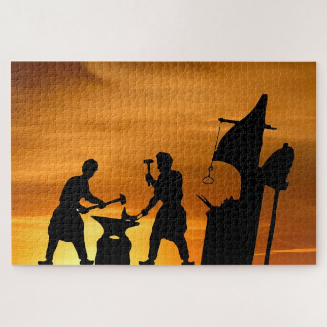 Blacksmith Sunset. Jigsaw Puzzle (Horizontal)
