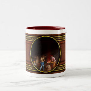 Blacksmith - The apprenticeship 1897 Two-Tone Coffee Mug