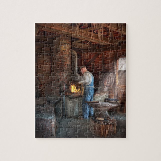 Blacksmith - The importance of the Blacksmith Jigsaw Puzzle (Vertical)