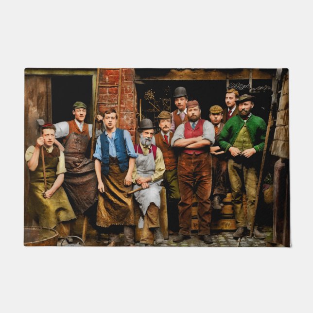 Blacksmith - The Ironmongers of Maidenhead 1900 Doormat (Front)
