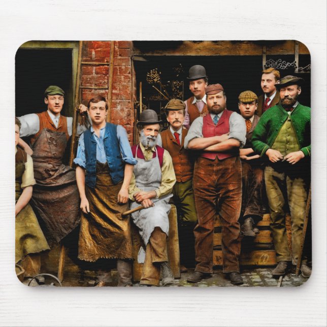 Blacksmith - The Ironmongers of Maidenhead 1900 Mouse Pad (Front)