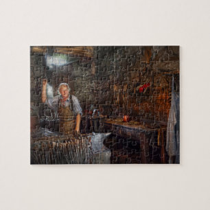 Blacksmith - Working the forge Jigsaw Puzzle