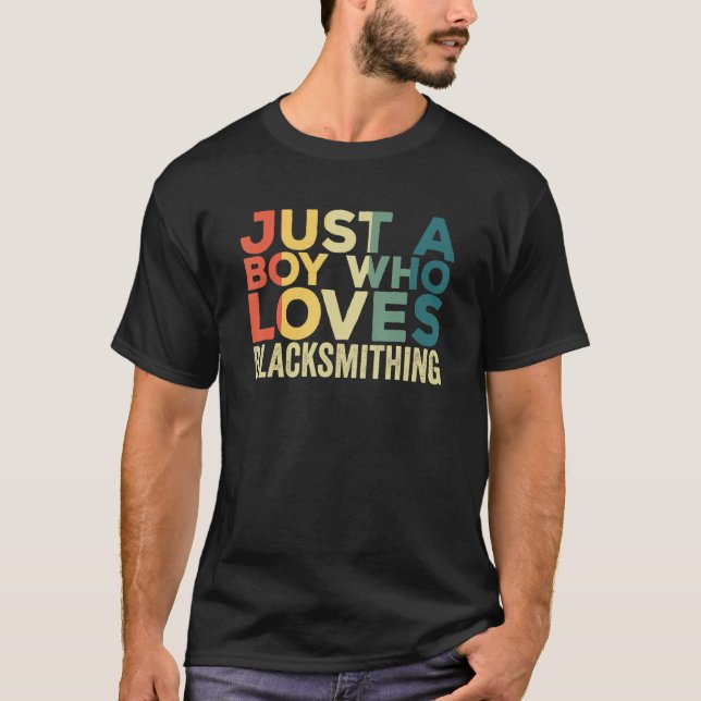Blacksmithing Apparel for Blacksmith Forging Forge T-Shirt (Front)