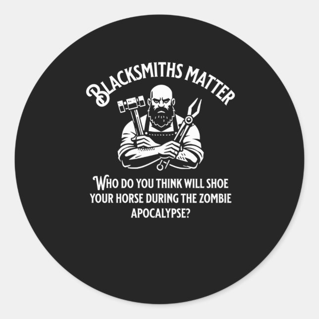 Blacksmiths Sticker  (Front)