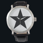 Blackstar - Leather B (Men - Women) Watch<br><div class="desc">I'm a Blackstar</div>