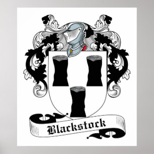 Blackstock Family Crest Poster