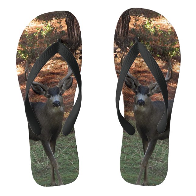 Blacktail Buck Flip Flops (Footbed)