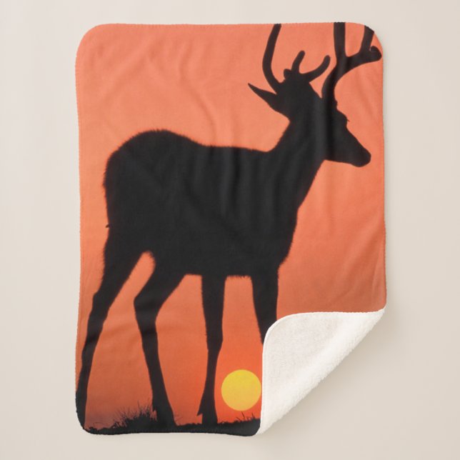 Blacktail or Mule Deer | Olympic National Park Sherpa Blanket (Front)