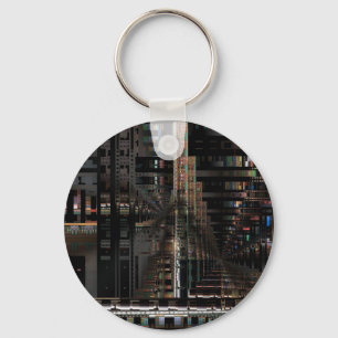 BlackTechnology Circuit Board Electronic Computer. Key Ring