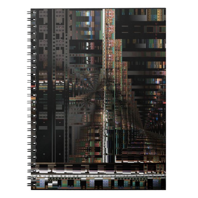 BlackTechnology Circuit Board Electronic Computer. Notebook (Front)