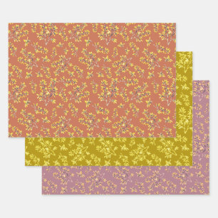 Blackthorn autumn colours  medium gift bag wrapping paper sheet