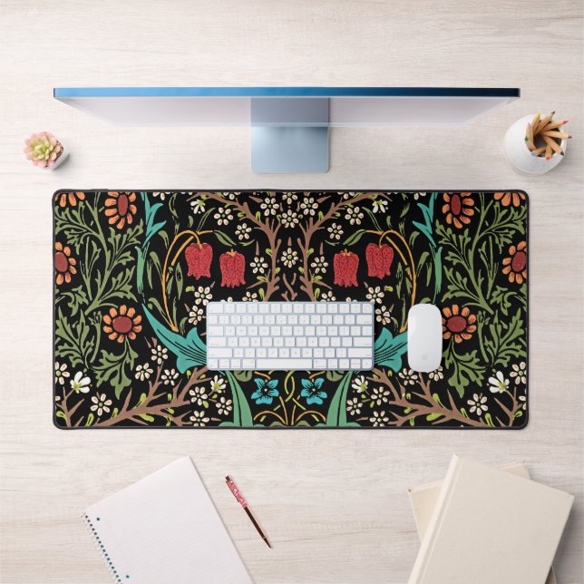 Blackthorn Meadow Floral William Morris Desk Mat (Office 1)