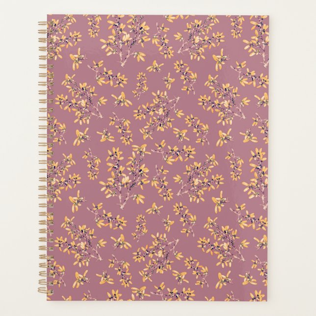 Blackthorn purple yellow  planner (Front)