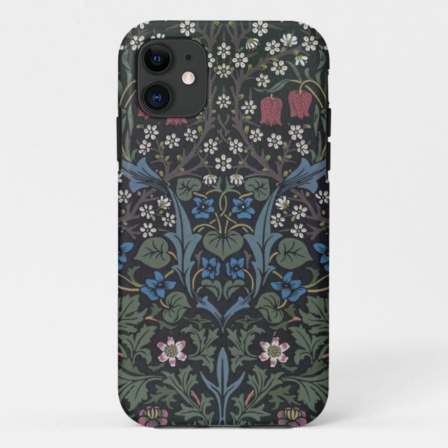'Blackthorn' wallpaper design, 1892 Case-Mate iPhone Case (Back)