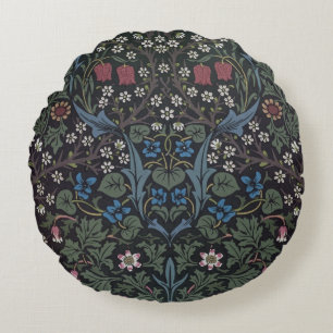'Blackthorn' wallpaper design, 1892 Round Cushion