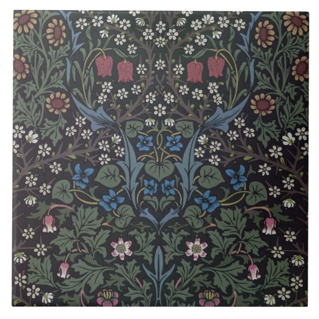 'Blackthorn' wallpaper design, 1892 Tile (Front)
