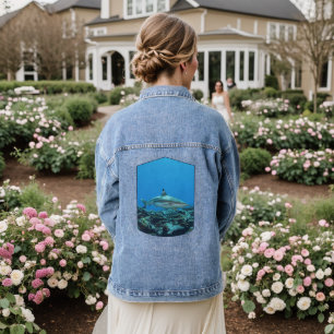 Blacktip Shark, Yap Island - Photographic Design Denim Jacket