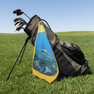 Blacktip Shark, Yap Island - Photographic Design Golf Towel