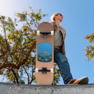 Blacktip Shark, Yap Island - Photographic Design Skateboard