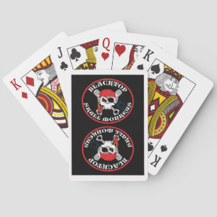 Blacktop Skull Monkey Playing Cards