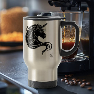 BlackTribal Unicorn Travel Mug