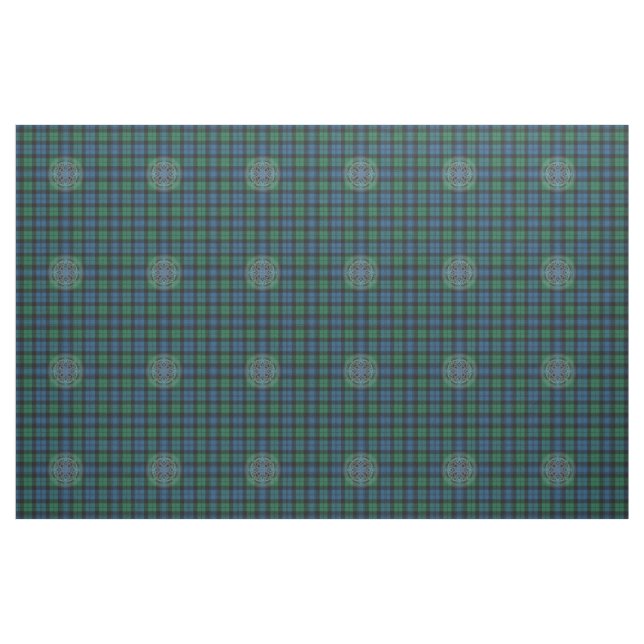 Blackwatch Ancient Tartan with Pattern Fabric (Yard)