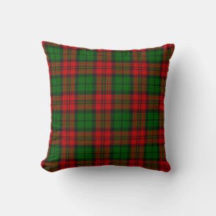 Blackwatch Campbell Tartan Red Green Plaid Cushion