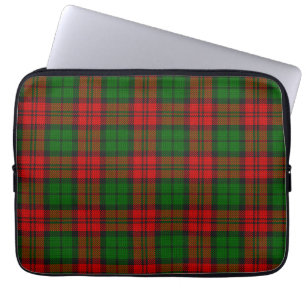 Blackwatch Campbell Tartan Red Green Plaid Laptop Sleeve