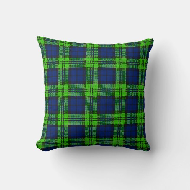 Blackwatch Plaid Tartan Cushion (Front)
