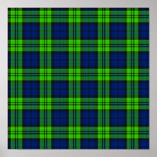 Blackwatch Plaid Tartan Poster