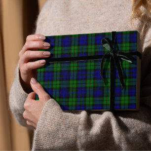 Blackwatch tartan Campbell clan Wrapping Paper