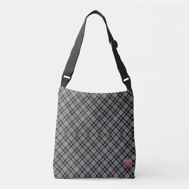 Blackwatch Tartan Crossbody Bag (Front)