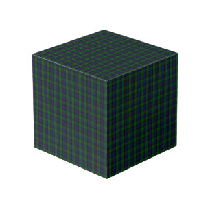 Blackwatch Tartan Cube