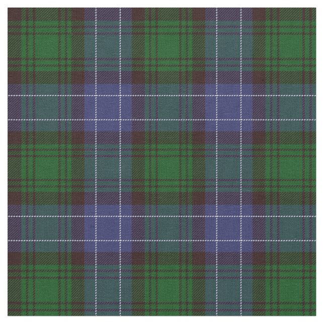 Blackwatch Tartan Fabric (Close Up)