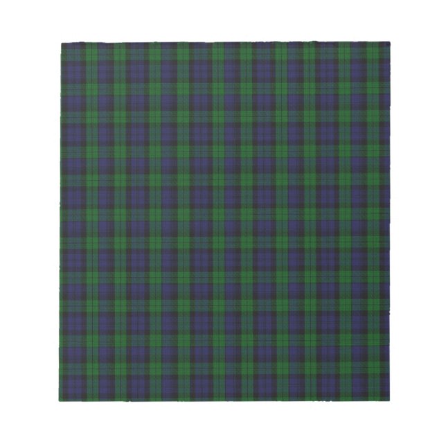 Blackwatch Tartan Notepad (Front)