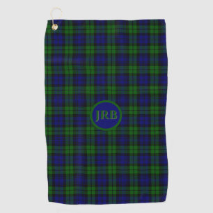 Blackwatch Tartan Personalised  Golf Towel