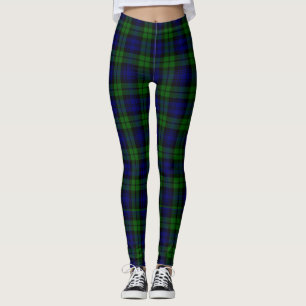 Blackwatch Tartan Plaid Leggings