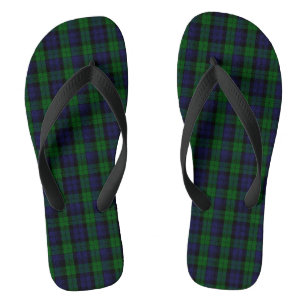 Blackwatch Tartan Thongs