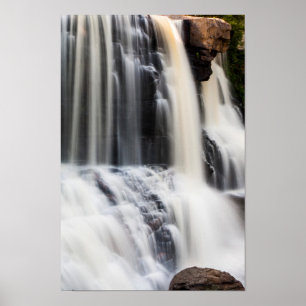 Blackwater Falls Up Close, West Virginia. Poster