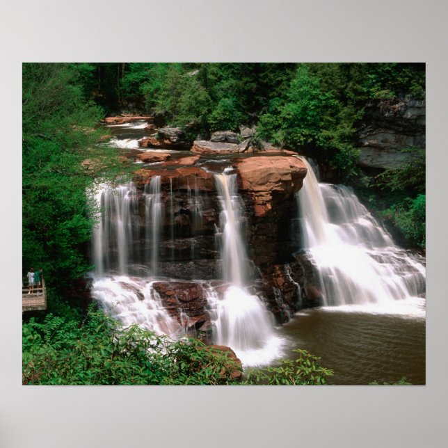 Blackwater Falls, West Virginia, scenic, Poster (Front)