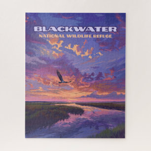 Blackwater National Wildlife Refuge Park Maryland  Jigsaw Puzzle