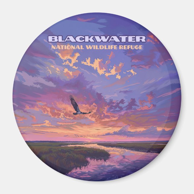 Blackwater National Wildlife Refuge Park Maryland  Magnet (Front)